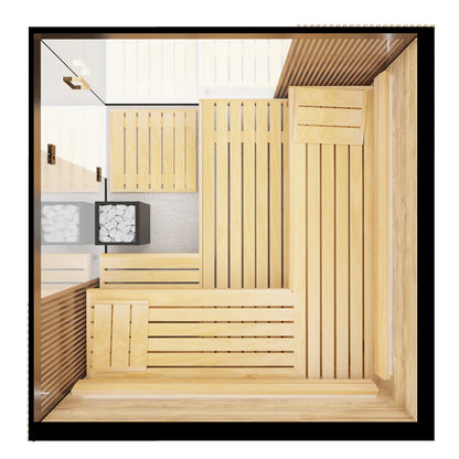 ThermaSol Aalto 4-Person Indoor Sauna Cabin