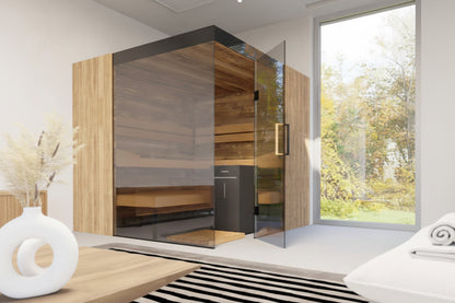 ThermaSol Aalto 4-Person Indoor Sauna Cabin