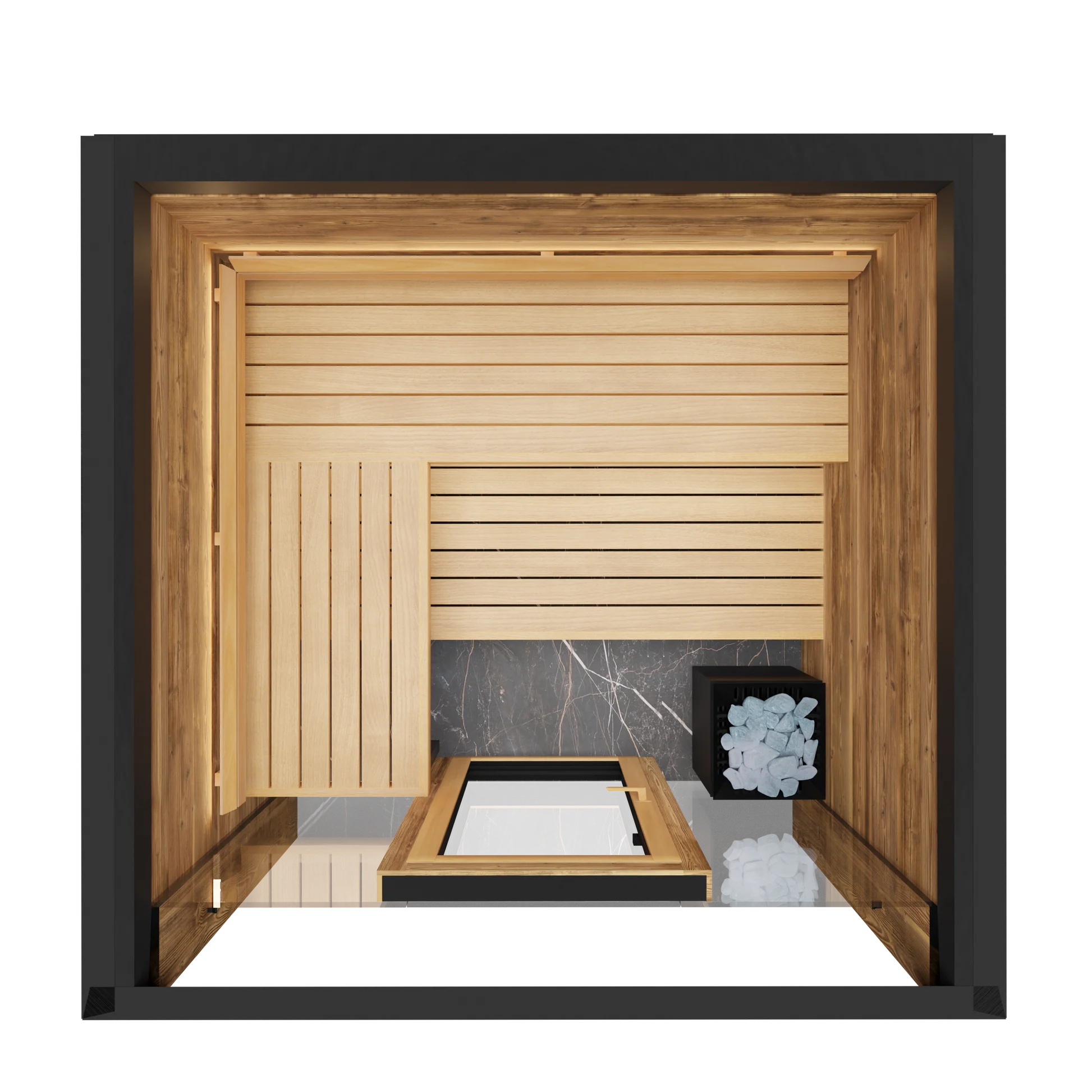 ThermaSol Fortis 4-Person Outdoor Sauna Cabin
