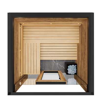 ThermaSol Fortis 4-Person Outdoor Sauna Cabin