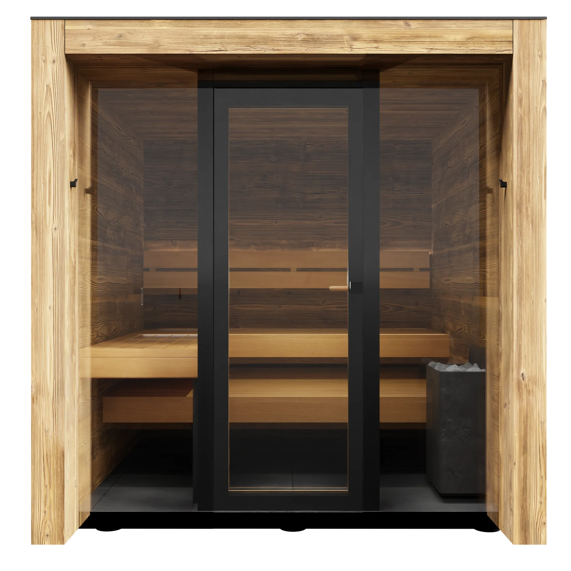 ThermaSol Fortis 4-Person Outdoor Sauna Cabin