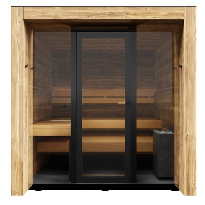 ThermaSol Fortis 4-Person Outdoor Sauna Cabin