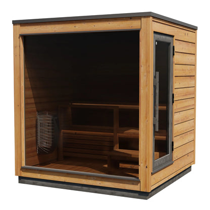 ThermaSol Nordic Dawn 4-Person Outdoor Sauna Cabin