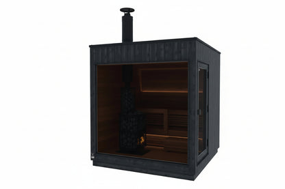 ThermaSol Nordic Misty 5-Person Medium Outdoor Sauna Cabin