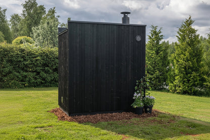 ThermaSol Nordic Misty 3-Person Small Outdoor Sauna Cabin