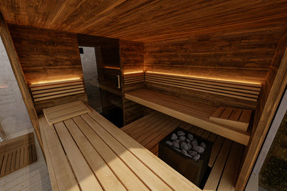 ThermaSol Ombra 5-Person Outdoor Sauna Cabin
