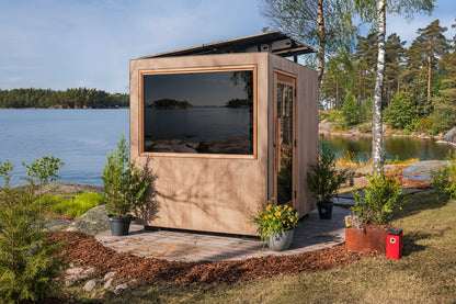 ThermaSol Solaris 5-Person Medium Outdoor Sauna Cabin