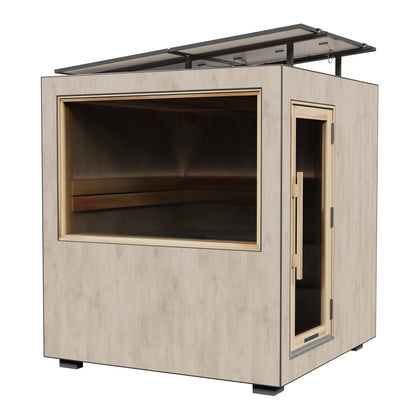 ThermaSol Solaris 5-Person Medium Outdoor Sauna Cabin