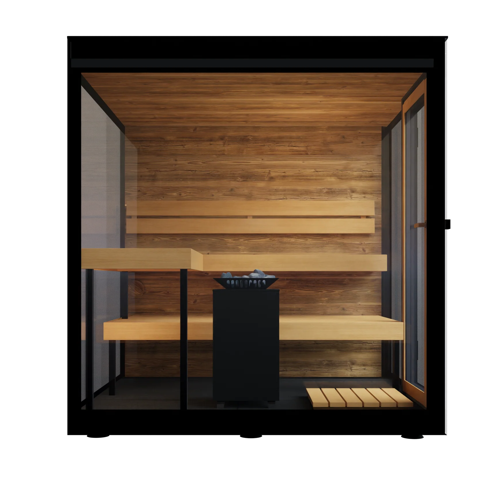 ThermaSol Vue 4-Person Outdoor Sauna Cabin