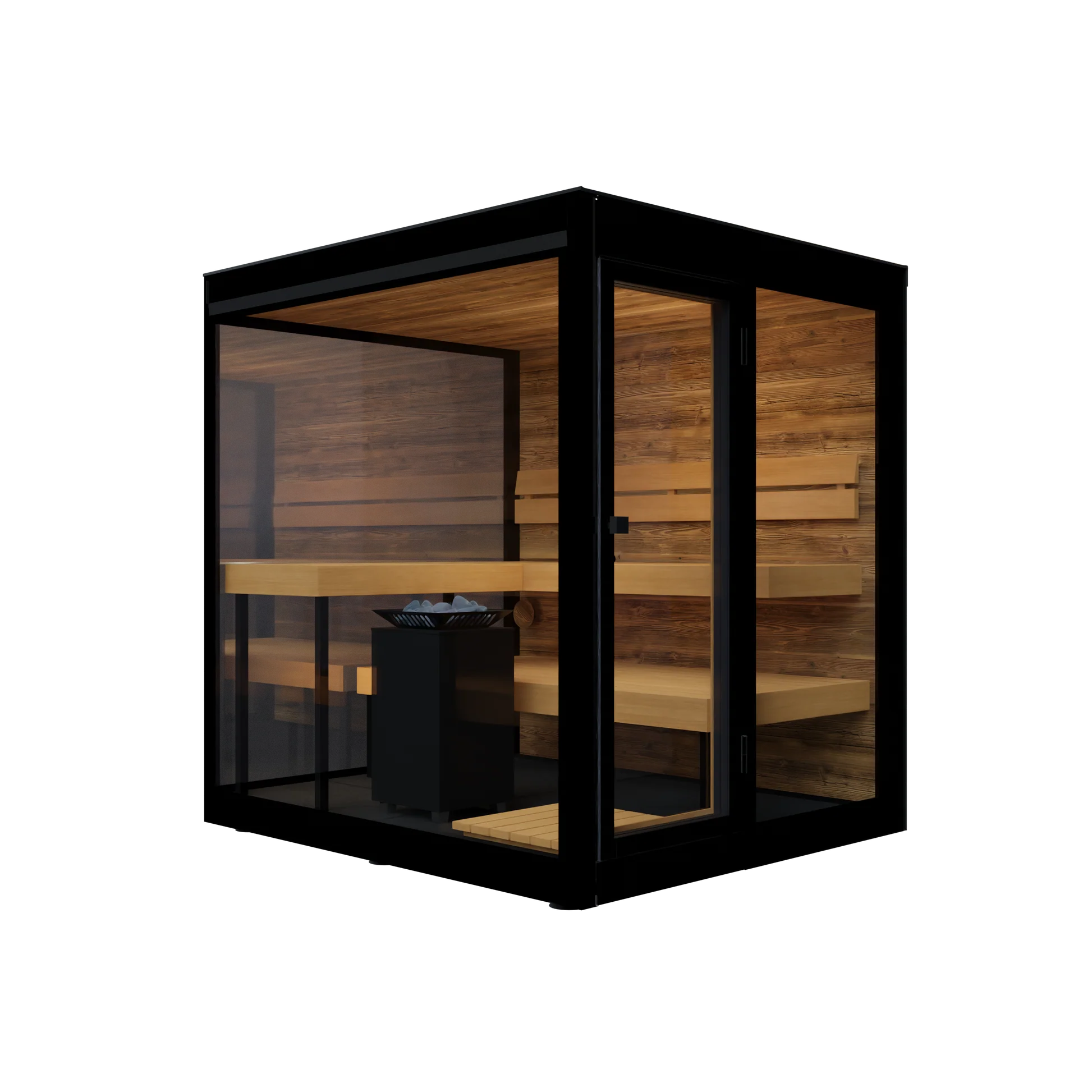 ThermaSol Vue 4-Person Outdoor Sauna Cabin