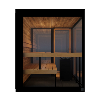 ThermaSol Vue 4-Person Outdoor Sauna Cabin