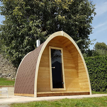 SaunaLife Model G3 6-Person Outdoor Traditional Sauna