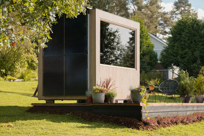ThermaSol Solaris 5-Person Medium Outdoor Sauna Cabin
